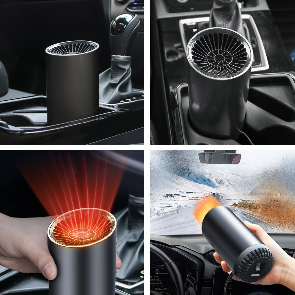 Universal Car Heater Fan 12V Interior Heating Cooling Fan Car Windshield Defrost Anti-fog Heater