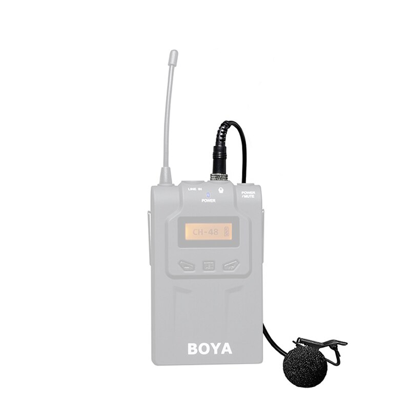 BOYA Lapel Lavalier Microphone for Sennhaiser BY-WM6 BY-WM8 Pro K2 K1 TX8 Pro Wireless Microphone System Transmitter Accessories