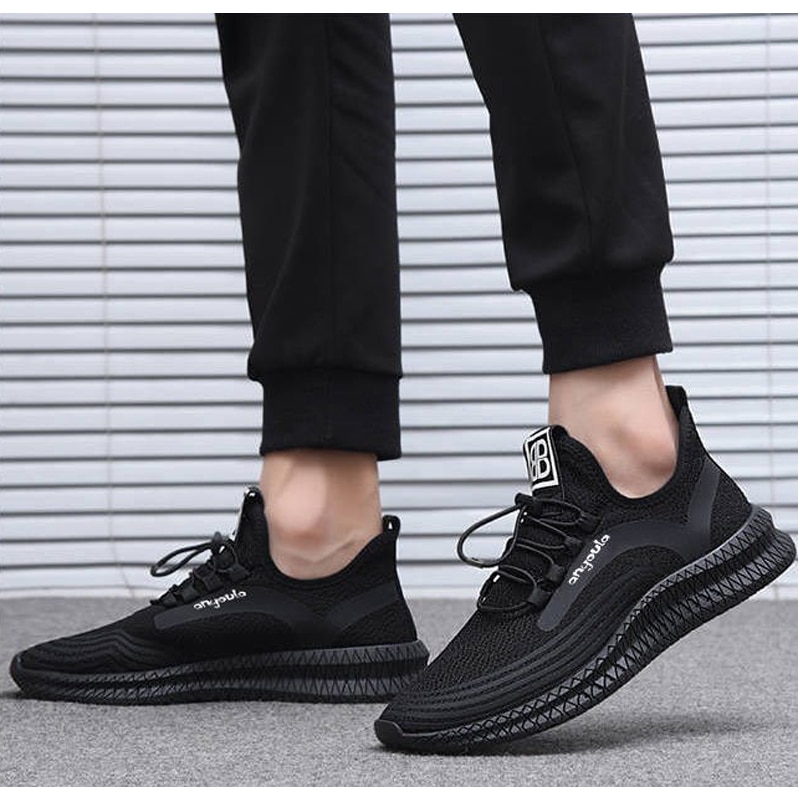 Løbesko til mænd sommer sportssko mænd jogging fodtøj udendørs letvægts åndbar mænd sko sok mænd sneakers