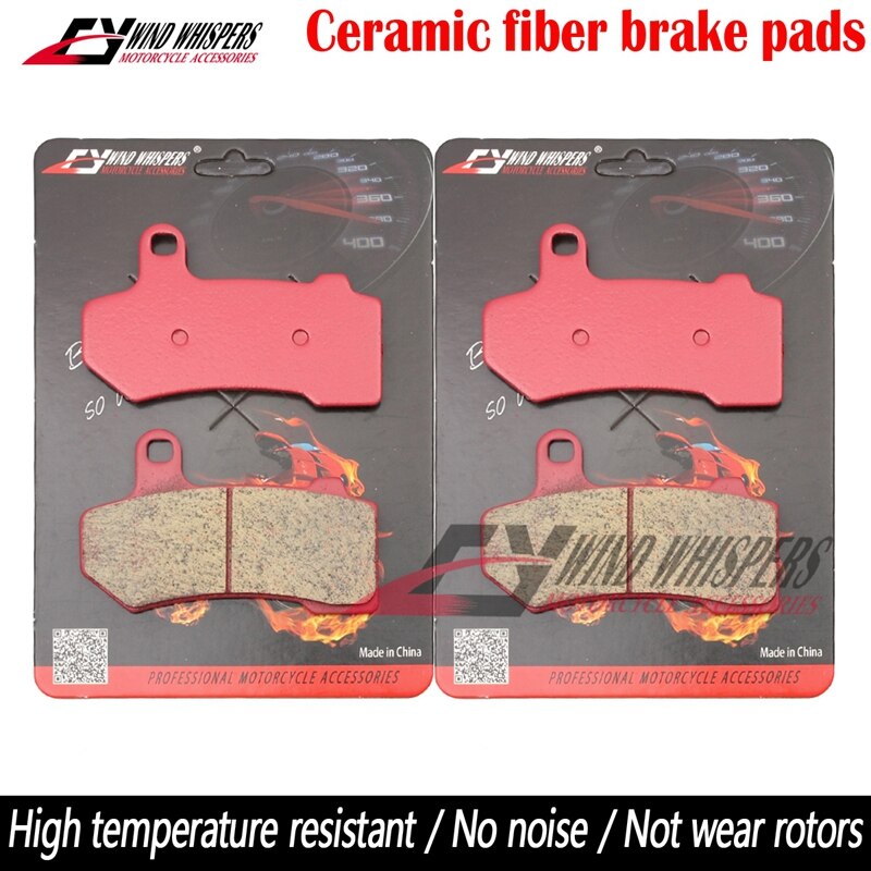 Motorcycle Front and Rear Brake Pads for Harley VRSCR Street Rod