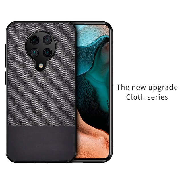 Funda de tela para Huawei Y9A, funda de lujo suave de silicona de TPU, funda trasera de plástico de PC duro para Huawei Y9A, Coque, Fundas a prueba de golpes: Splice Black