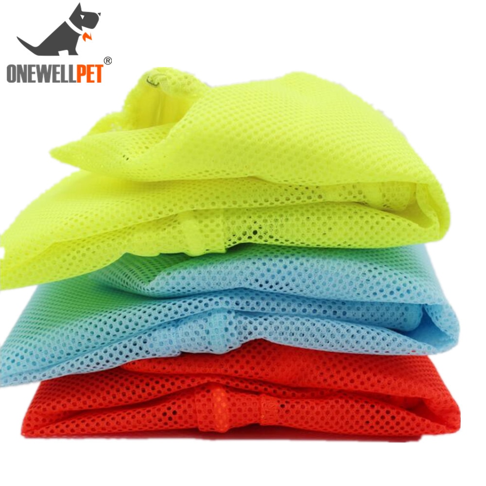 Bolsa de baño de malla para el cuidado de gatos, suministros para gatos, bolsas de lavado antiarañazos para injección de mordeduras y cortes para uñas de Baño de mascotas