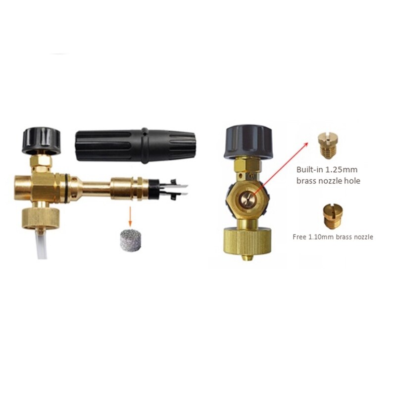 1L Foam Generator Foam Nozzle Suitable for Karcher K2 K3 K4 K5 K6 K7 Tornado Nozzle High Pressure Cleaning Watering Can