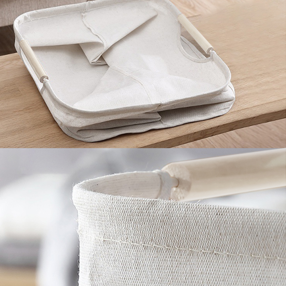 Large Capacity Storage Basket Dirty Clothes Basket Fabric Laundry Basket Portable Storage Basket Household Storage Box Portable