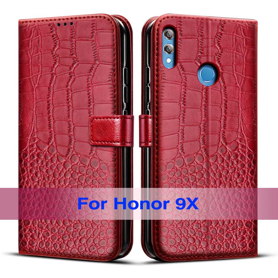 Magnetic Case For Honor 9X Global Case bumper Honor 9X Premium Phone Cover For Huawei Honor 9X Premium STK-LX1 Soft TPU bags: Red