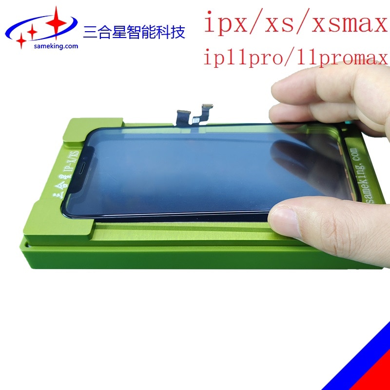 factory supply sameking 2in1 green mold ip xr 11pro mold for oca/tp/glass laminate