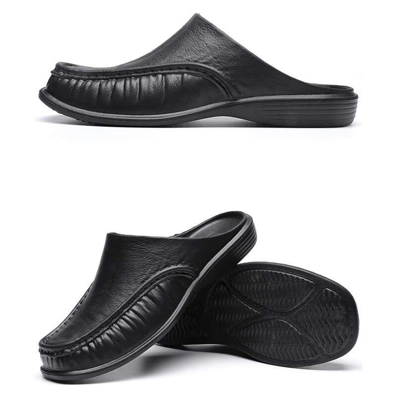 Shoes Men Beach Outdoor Casual Walking Beach Flops Summer Flops Driving Shoes Male Gardening Soft Slippers Men Slipper