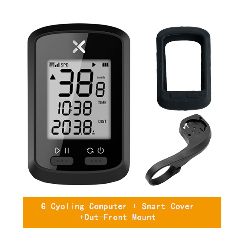 Xoss gps fietscomputer draadloos fiets snelheidsmeter racefiets mtb waterdicht bluetooth ant+ fietscomputer g plus computer: Combinatie 3