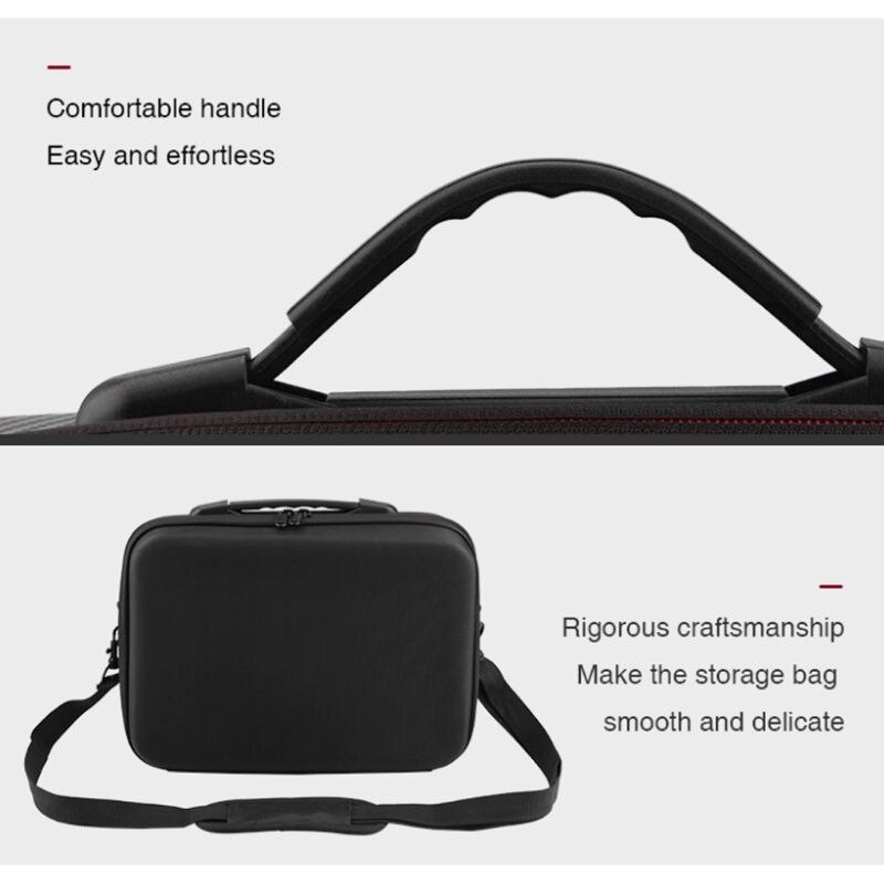PU/Nylon Storage Bag Box with Shoulder Strap Propeller Protection Blade Holder Protector for D-JI Mavic Air 2 Drone