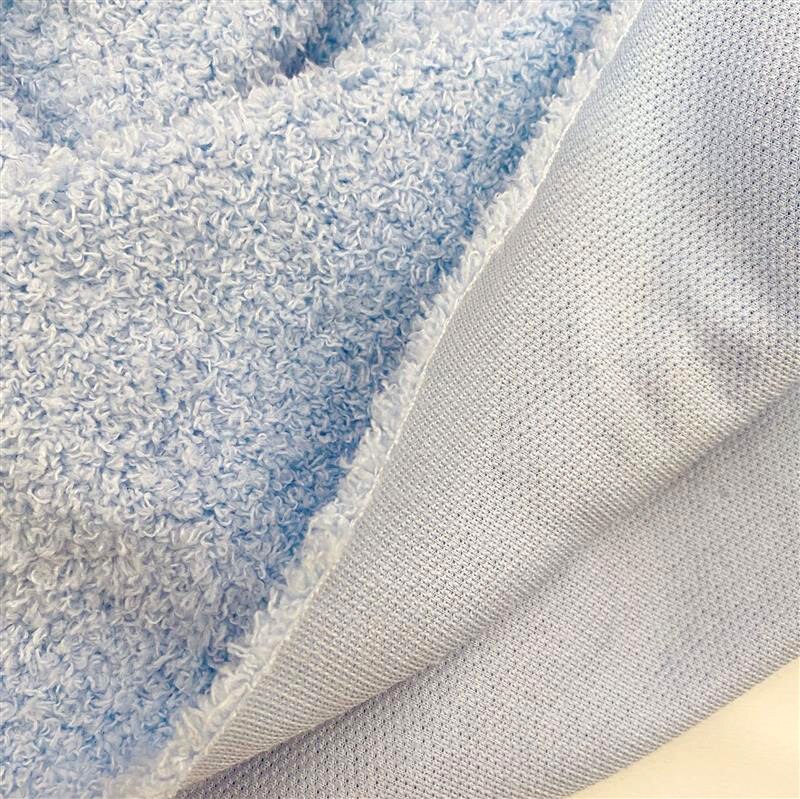 50*160cm Osmanthus velours Malt peluche tissu de pour pull pantoufles cachemire manteau peluche jouets poupée bricolage à la main