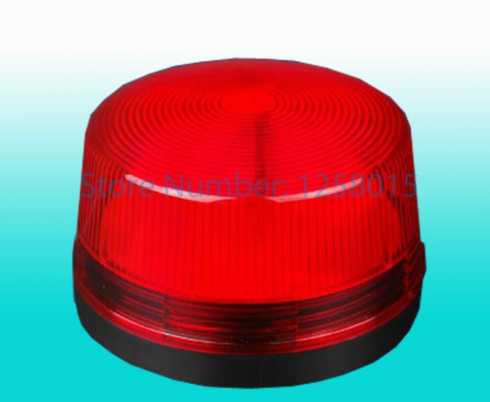 Mini Red Strobe Siren Indoor Outdoor Wired Alarm Siren with Strobe flash light 12V DC 24V 220V For Alarm System