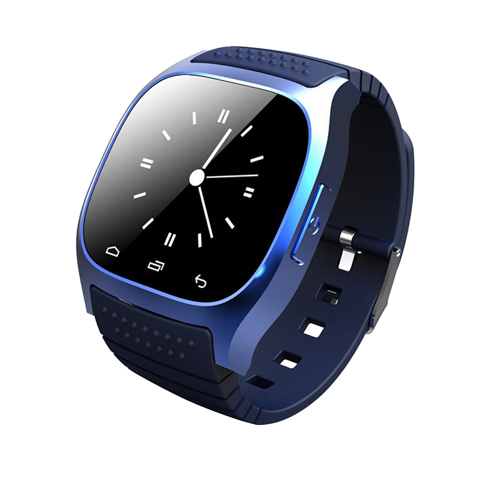 Reloj inteligente a la para hombre y mujer, accesorio de pulsera resistente al agua con Bluetooth, compatible con Android e iOS, Simple