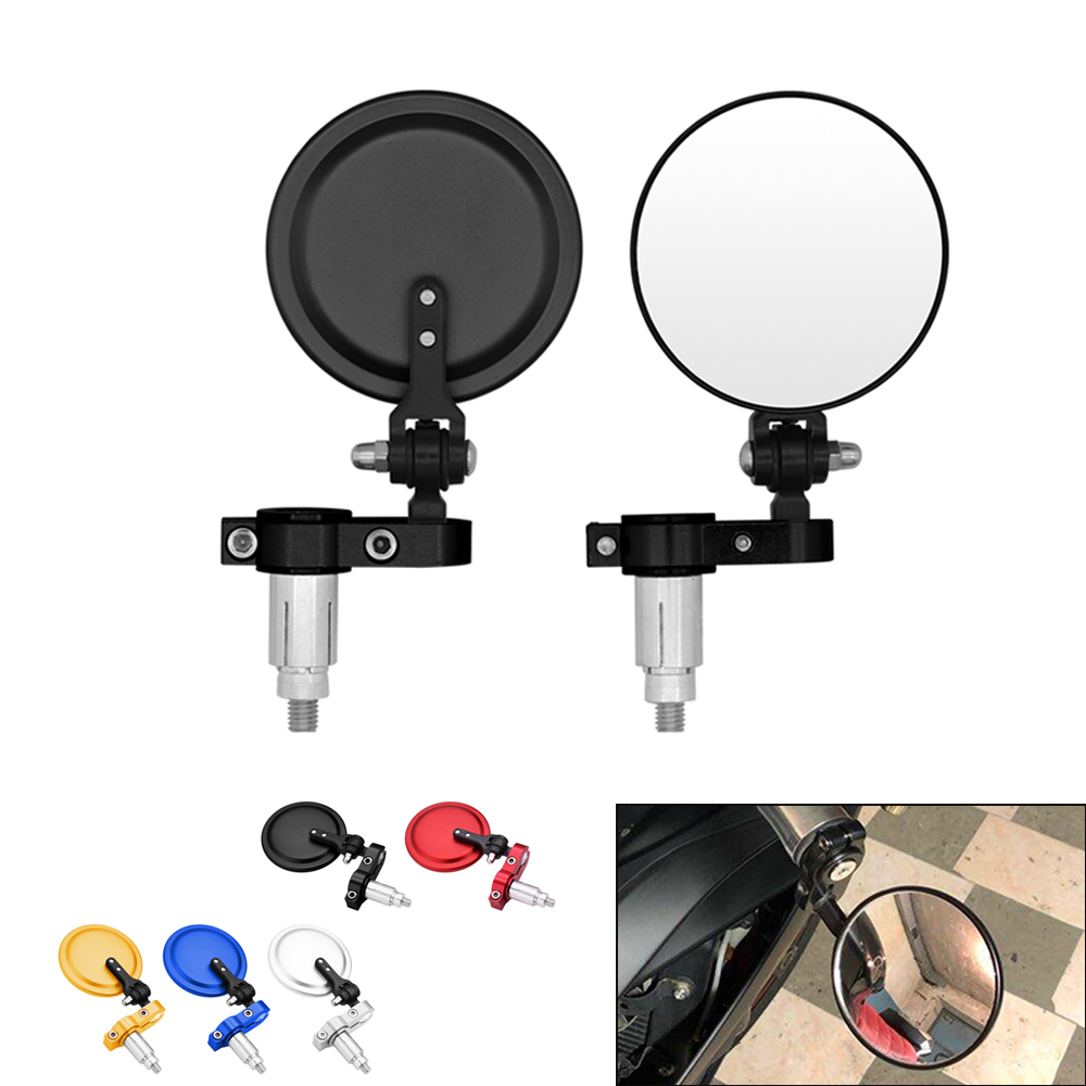 Motorcycle Mirror 22/24mm Handle Bar End Rearview Side Mirrors five colors For KTM 790 1190 990 1050 Adventure RC200 390 125 8