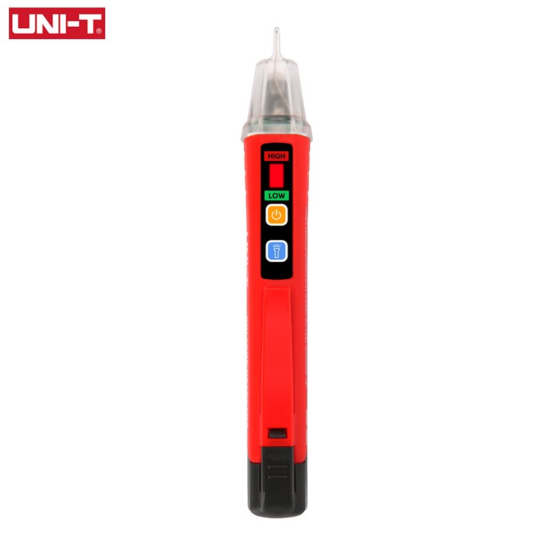 Lápiz eléctrico UNI-T UT12D, 24V-1000V, sin contacto, indicador de detección de voltaje CA, probador de voltímetro