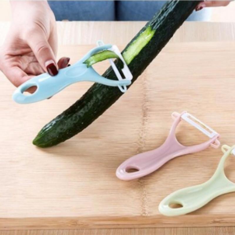 1 céramique créative facile à nettoyer carotte et pomme de terre grattoir fruits et légumes éplucheur légumes rapide éplucheur maison cuisine épluchage
