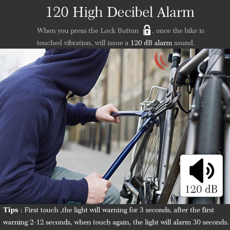 4 In 1 Anti-Diefstal Fiets Security Alarm Draadloze Afstandsbediening Alerter