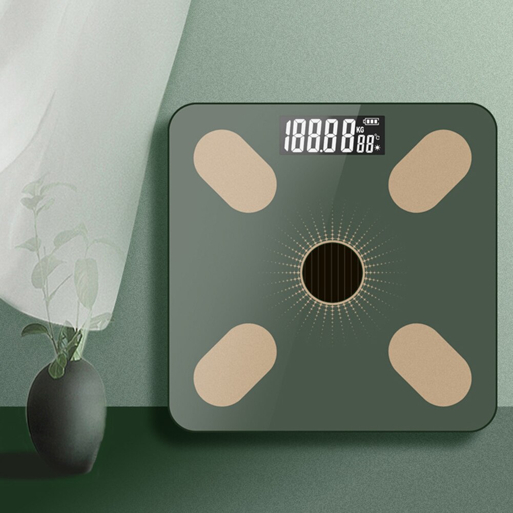 Smart Bluetooth APP Digital Weight Health Monitor Bathroom Body Fat Scale Small Household Weighing Scale Load 180kg