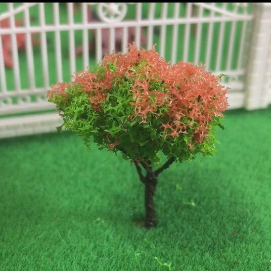 Mini model tree 3cm 6cm model wire tree layout model: 6cm 10pcs