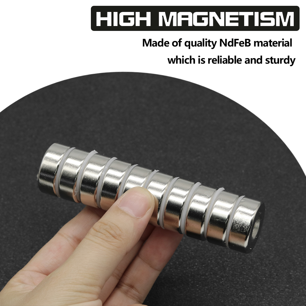 25 x 10-6mm sterk rund magnet med skrog til kjøleskapsmagneter, gjør-det-selv håndverk, vitenskapsprosjekter, kontor, tavle, verksted