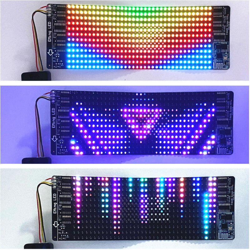 Bluetooth Rgb Flexibele Led Module Display Matrix Teken Android Ios Applicatie Controle Led Masker Hoed Scherm