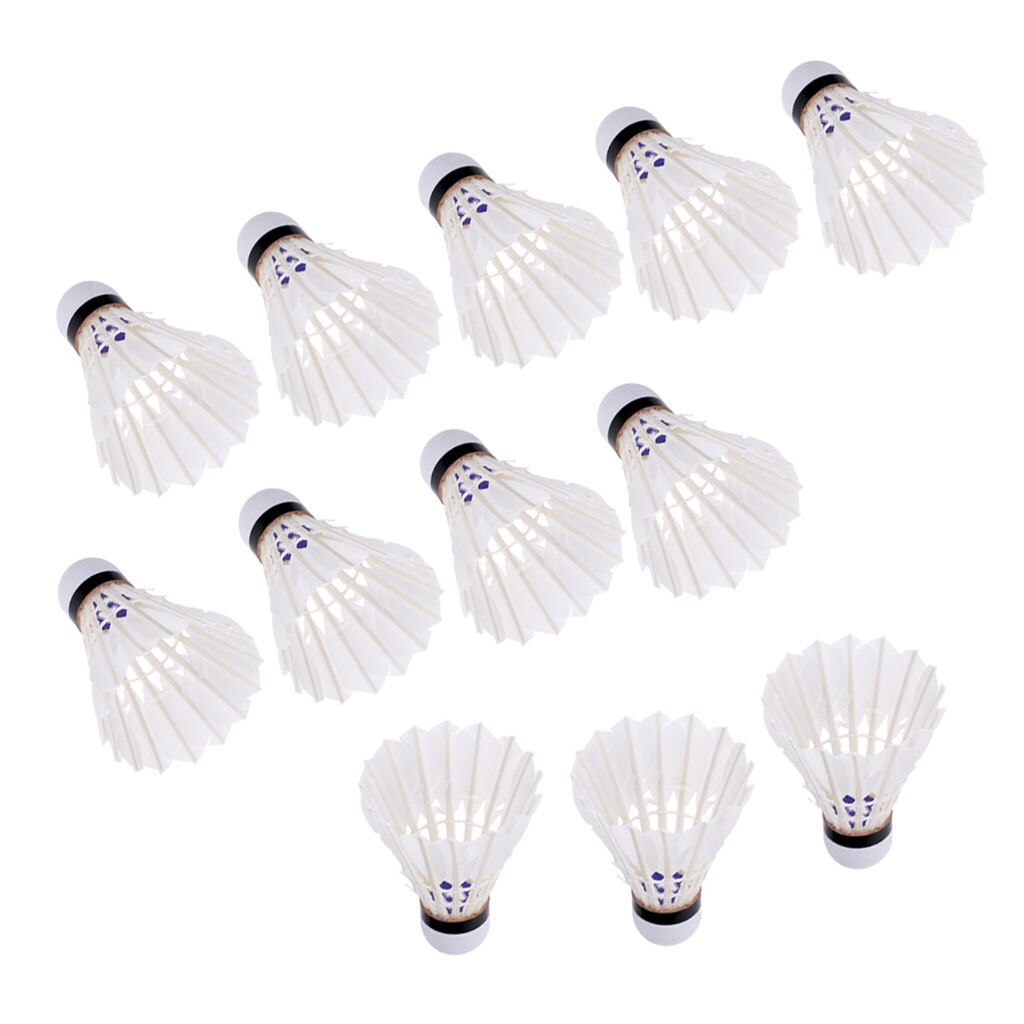 12 Pack Badminton Shuttlecock Badminton Ball for Indoor/Outdoor Activities