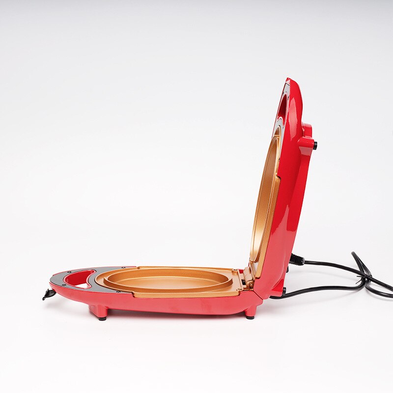Husholdning elektrisk pannekakemaskin mini bakepanne ellipse pizza maker frokostkakemaskin 220v eu plugg