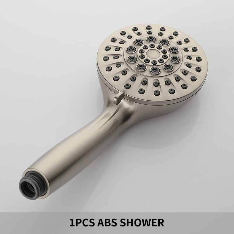 Douchekop Handdouche Hogedruk verstelbare spray Handdouchekoppen Geborsteld nikkel Wandgemonteerde doucheset 6-jets: YELLOW