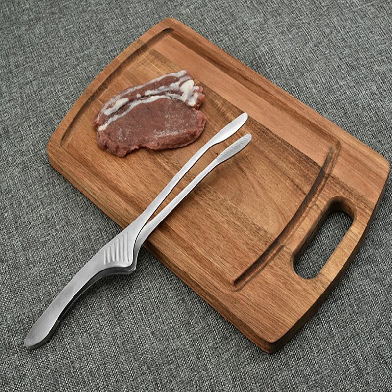 304 Stainless Steel Bbq Barbecue Clip Food Clip Steak Clip Barbecue Clip Home Outdoor Kitchen Cooking BBQ Pot Clips Tools