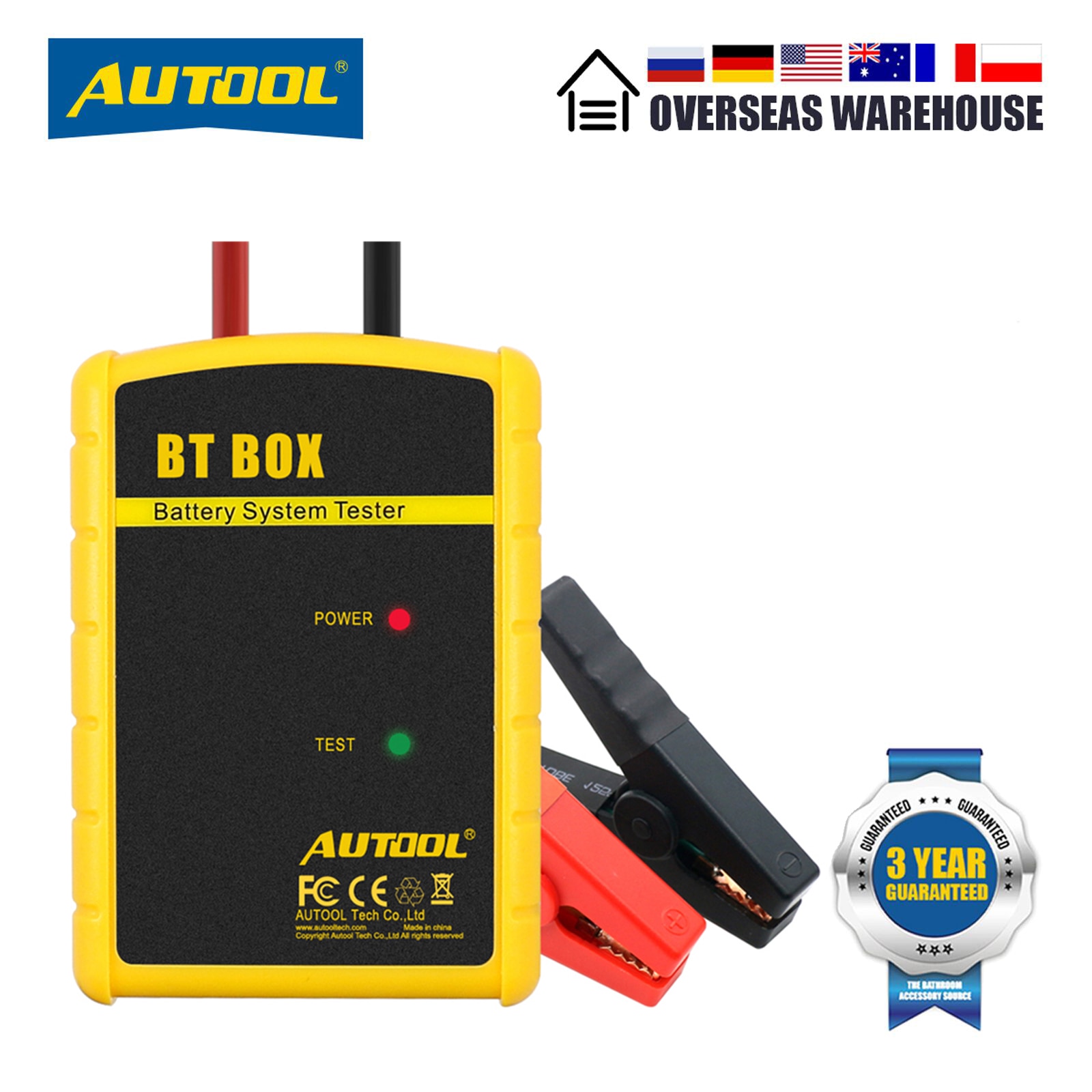Autool Bt Doos Batterij Tester Auto Accu Tester 12V Auto Analyzer Diagnostic Tool Opladen Test Met Mobiele App Auto batterij Controleren