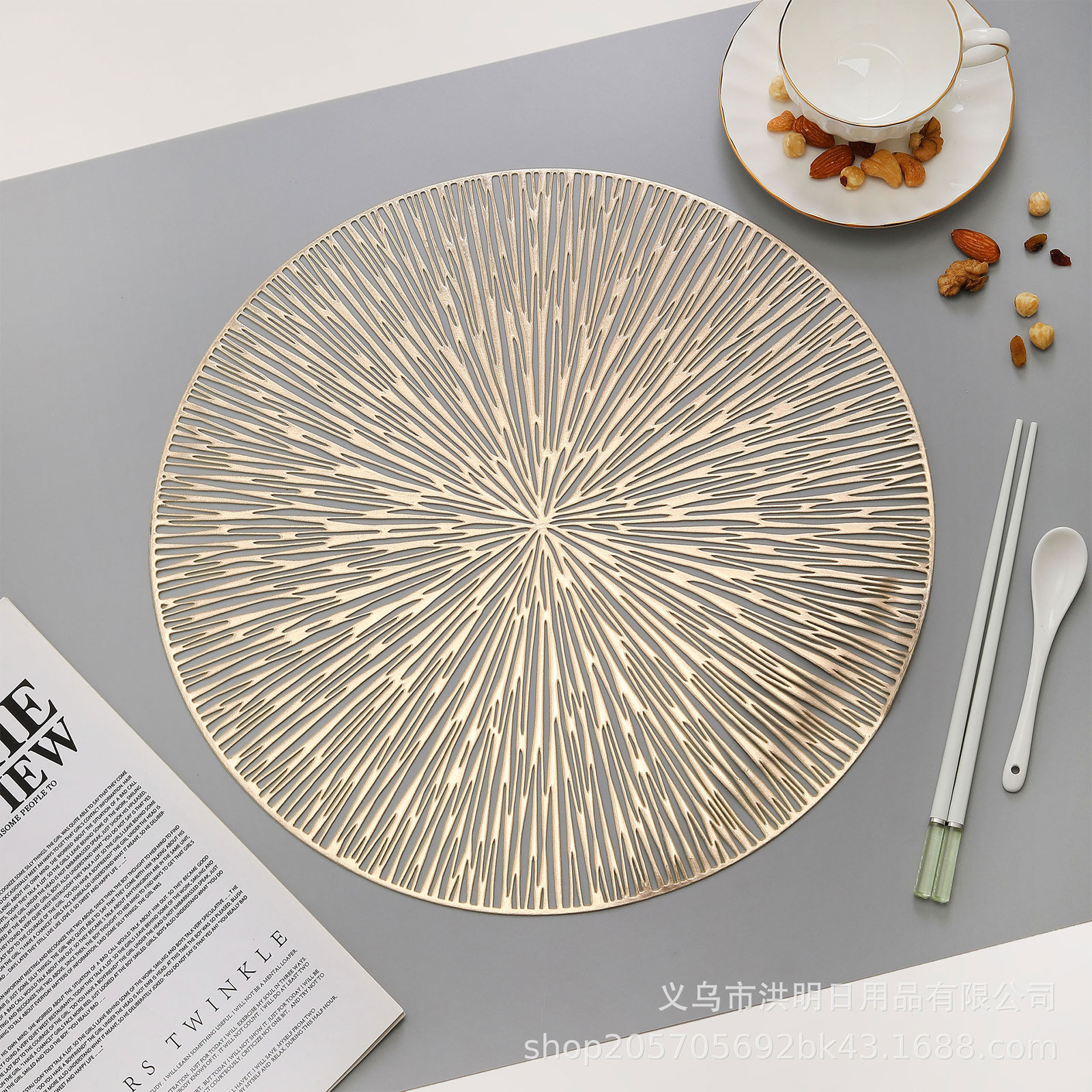 Placa aislante hueca de PVC para decoración del hogar, Mantel Individual resistente al calor para mesa de comedor, almohadillas para posavasos, novedad de
