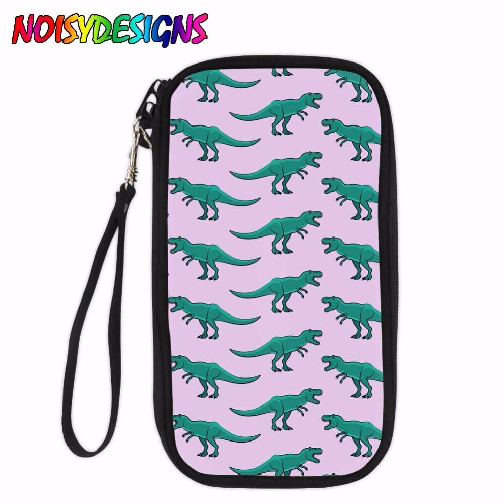 Dinosaurs Printed Coin Purse Women Wallet Purse Female Card Holder Long Lady pocket Clutch Zipper Mochila Bolsa