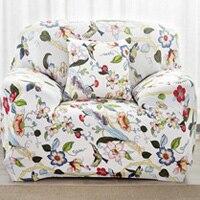 Housse extensible universelle pour canapé et fauteuil, avec accoudoir, pour salon, SC007: 9