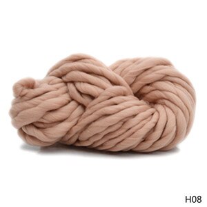 Super Omvangrijk Arm Breien Wol Roving Gebreide Deken Chunky Wol Garen Super Dikke Garen Voor Breien/Haken/Tapijt /hoeden: Grijs
