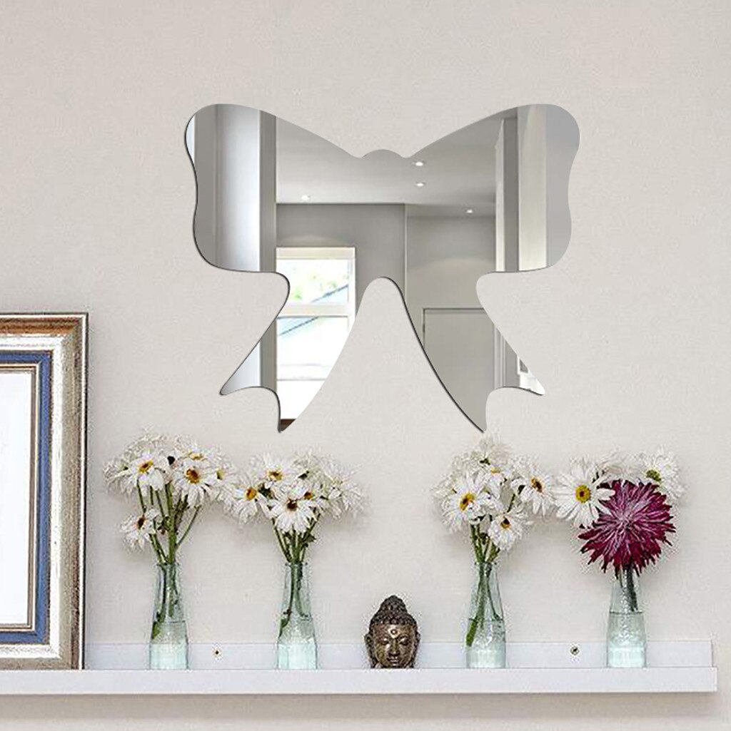 Nordique acrylique miroir dessin animé mur caméra accessoires enfants chambre décoration murale dessin animé décor miroir salle de bain bébé chambre miroir