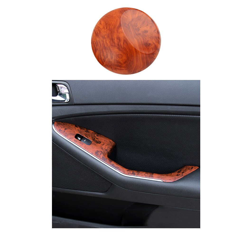 Decoration Sticker Car Interior Wooden Texture Wrap Decal Sheet Long Lasting Waterproof Film: 5
