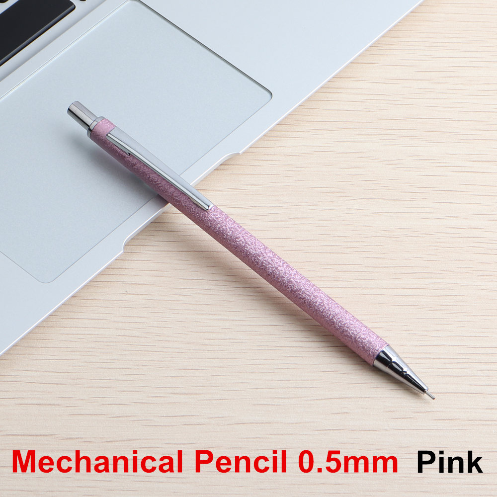 Lápiz de Metal mecánico de 0,5/0,7mm, pluma automática de prensa creativa para estudiantes, escritura, dibujo, oficina y escuela