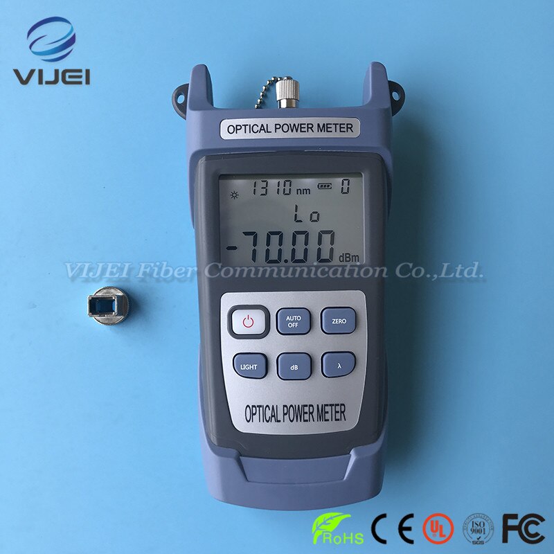 KING-60S Optical Fiber Power Meter Faser Test-70dBm ~ + 10dBm