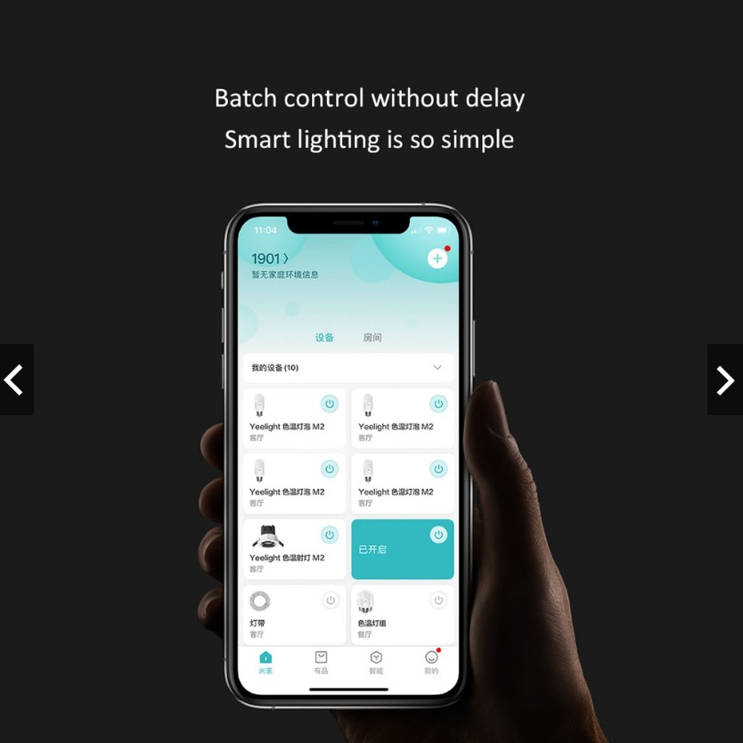 Più nuovo Yeelight Temperatura di Colore Intelligente HA CONDOTTO LA Lampadina M2 E14 E27 Bluetooth Maglia App di Controllo di Lavoro con Apple Homekit Norma Mijia APP