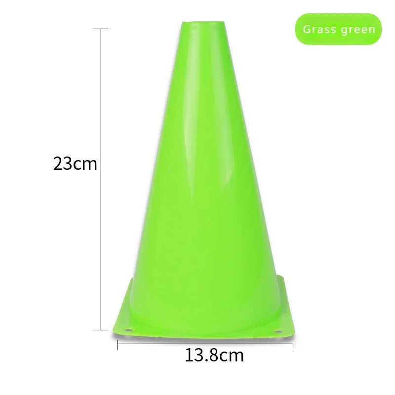 23cm merkkiä ämpäri paksu jalkapallotie tasainen harjoituskartio rulla paalu jalkapallo jalkatyö harjoittelu este merkintä kuppi este merkki: Viininpunainen