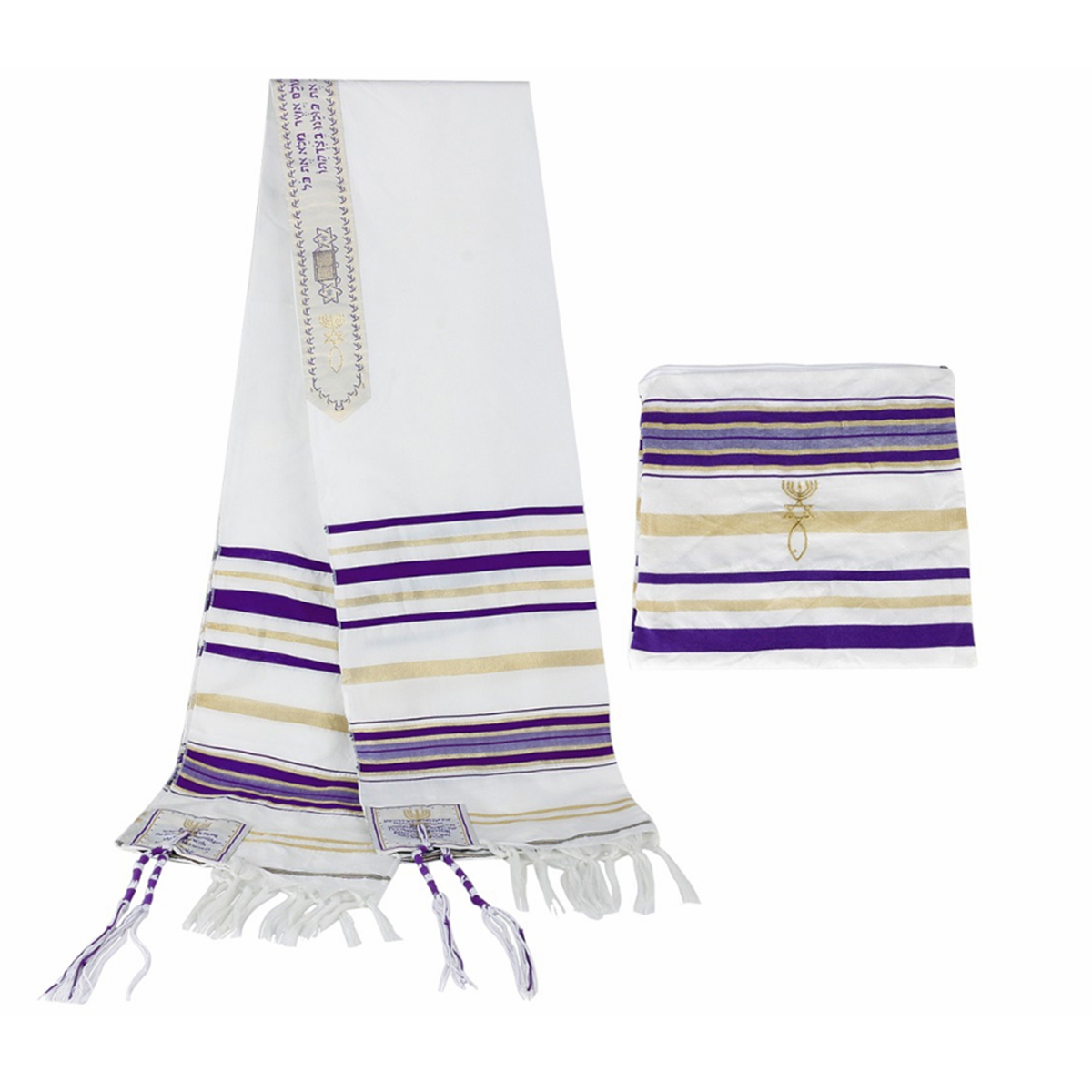 Judisk tallit talit bönesjal &amp; talis bag wraps halsduk