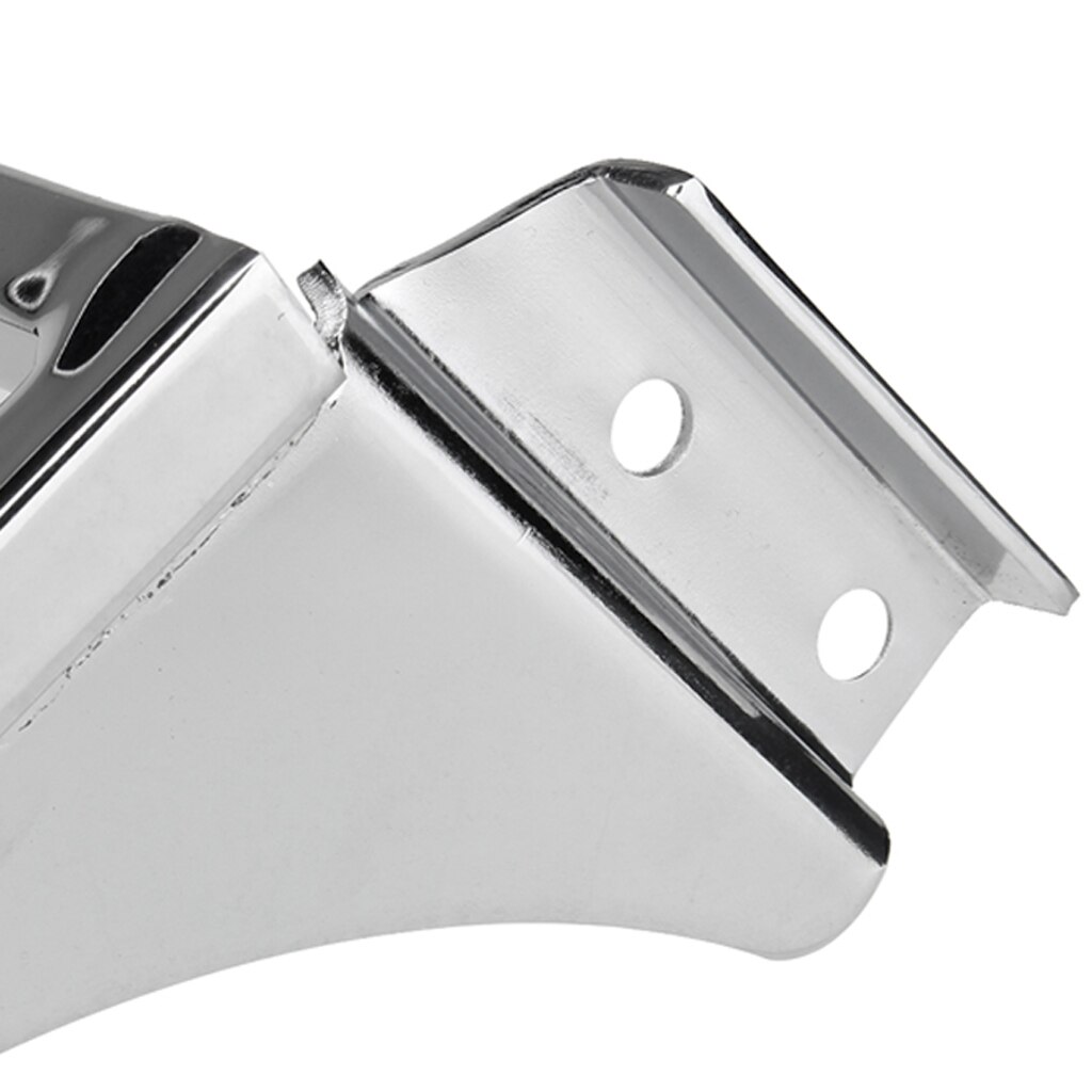 Chrome Motorcycle Trunk Tail Box Luggage Case top rack For Harley