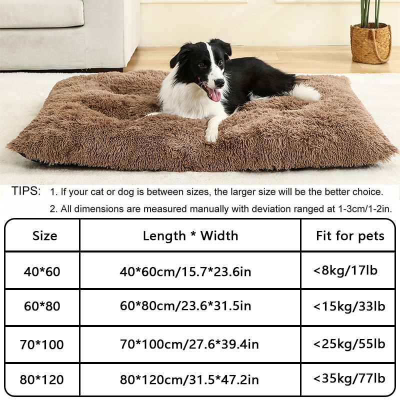 Camas suaves para perros, casa de felpa larga y suave, la mejor cama para perros, cesta para perros, productos para mascotas, cojín, cama para gatos, estera para gatos, sofá para dormir para animales
