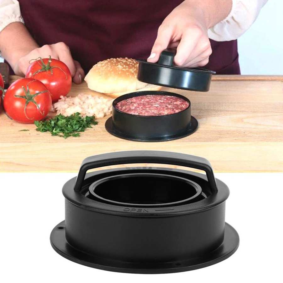 Hamburger Maker Hamburger Press Round Shape Non-Stick Chef Cutlets Hamburger Meat Beef Grill Burger Press Patty Maker Mold