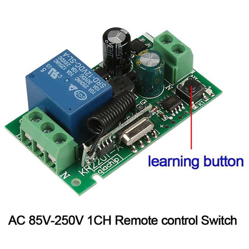 Wireless Wall Switch - Remote Control Transmitter & Receiver for Smart Home Lighting