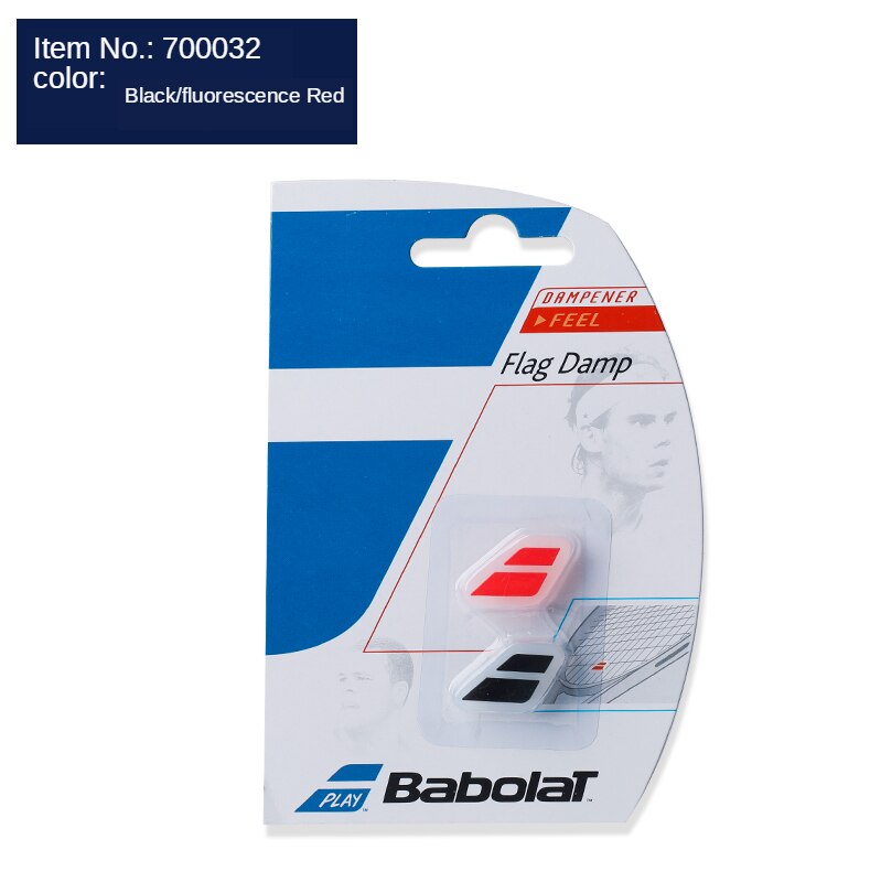 Babolat amortecedor de silicone para raquete de tênis, amortecedor de silicone para amortecimento da raquete de tênis, amortecedor umedecido: Vermelho
