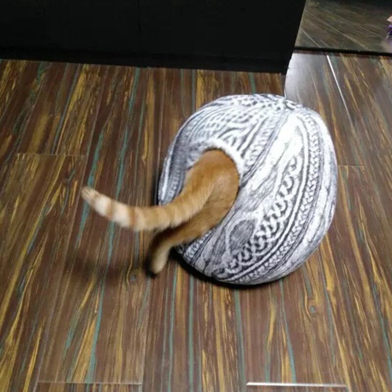 Cat Beds Spherical Cat House with Round Opening, Your Cat Will Love It! Cat Playhouse Round Beds