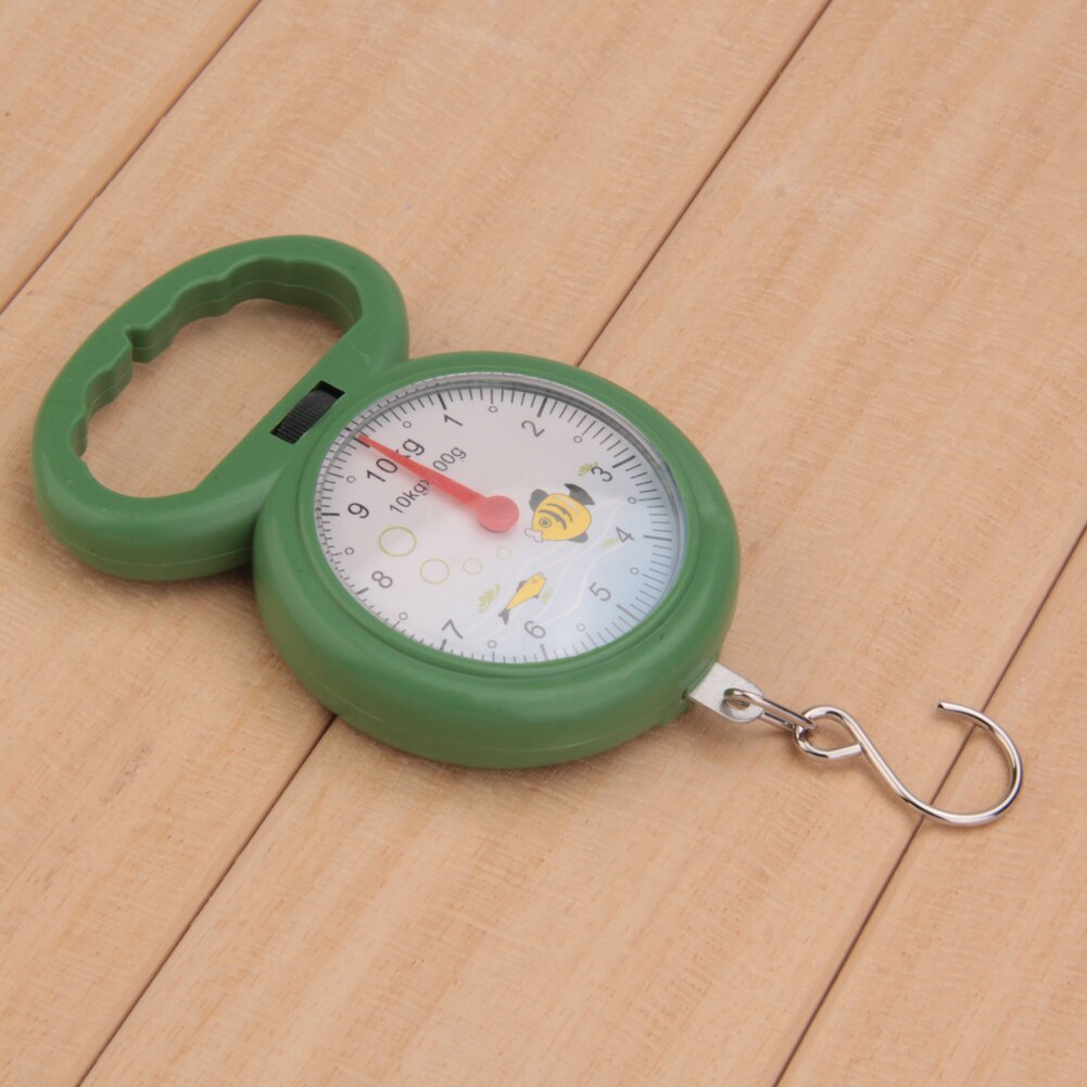 10kg Weighing Portable Numeral Pointer Spring Balance Hanging Scale Used in Family Shopping Weight Arabic Numerals Marks