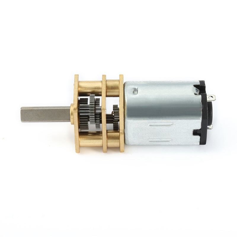 12V DC Getriebemotor – 200 U/min – Mit Metallzahnrädern Für Roboter, RC-Autos, Modellbau & DIY-Projekte