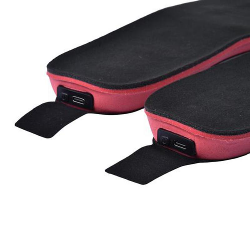 Beheizte Einlegesohlen, wiederaufladbare Batterie-Heizeinlagen, langlebige beheizte Einlegesohlen mit Fernbedienung für kaltes Winterwetter ﻿