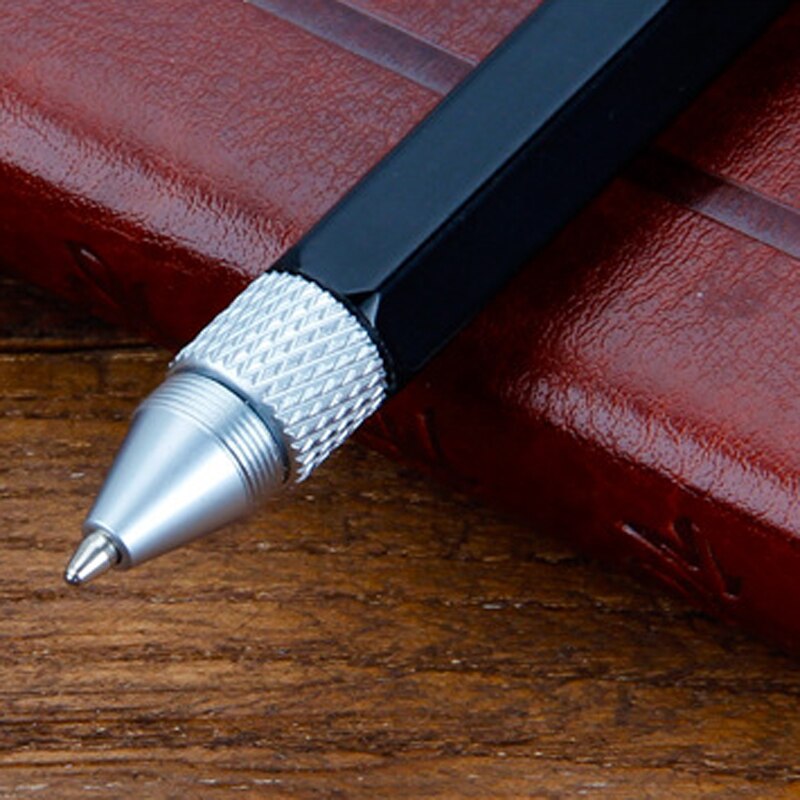Multi-function Tool Pen Outdoor Metal Pen Screwdriver Hexagonal Touch Screen Carabiner Pen For Students For Office